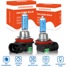 2PCS 6000K H11 Headlight Low