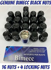 Alloy wheels Black Nuts +