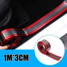 Red Car Sticker Carbon Fiber